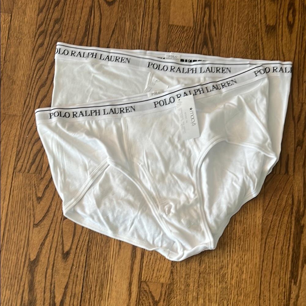 Polo by Ralph Lauren White Classic Briefs 3xl